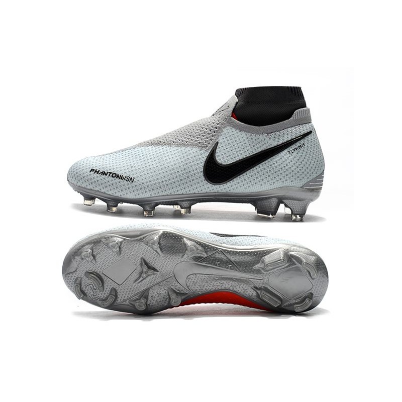 Nike Phantom Vision Elite DF FG Šedá Červené